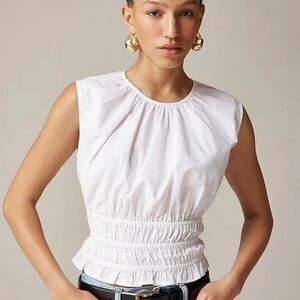 J.Crew Hyacinth top in cotton poplin - size small - NWT